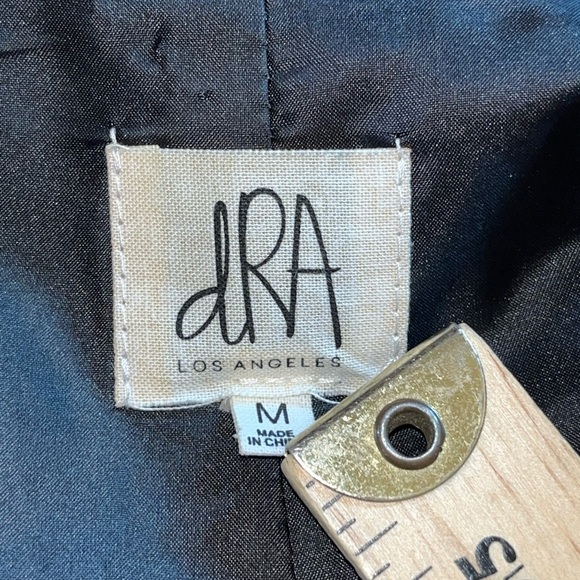 dRA blazer medium black Anthropologie business career wear prep Ivy League - Picture 3 of 9